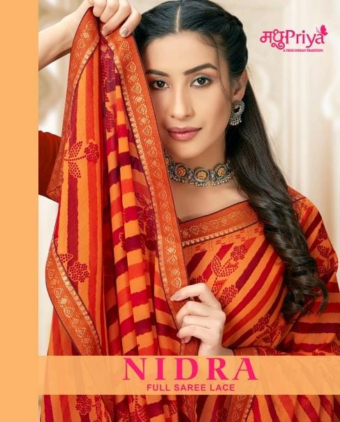 Nidra By Madhupriya 31551-31558 Daily Wear Sarees Catalog
